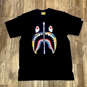 A Bathing Ape “Bape” Shark Tee Shirt